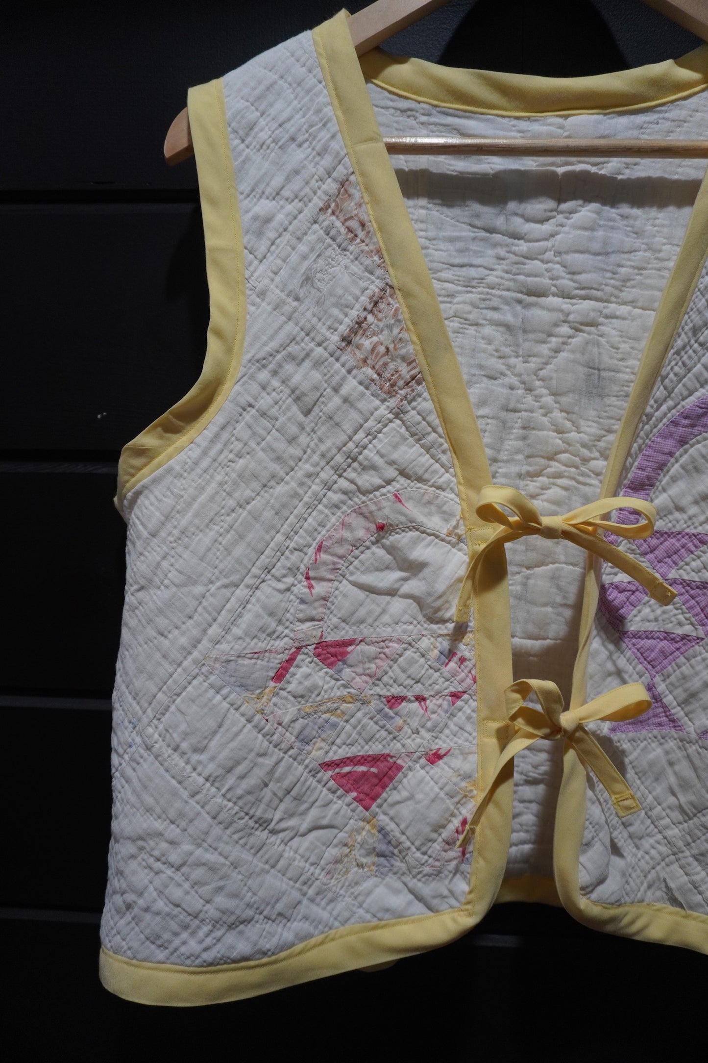 Yellow Flower Baskets Vest